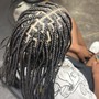 Cornrow Ponytail/ Medium- Mid back