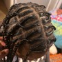 Spiral Set/Bantu knots/ braid out/pipe cleaners