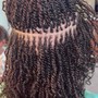 Micro Locs Extensions with 100% Human Hair Handmade extensions