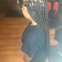 Medium Knotless box braids