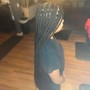 Medium Knotless box braids