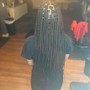 Medium Knotless box braids