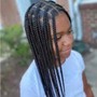 Kid's Large Knotless Boho Braids