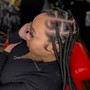 Custom Tribal Braids w/ Knotless Braids