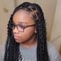 Kid's Large Knotless Boho Braids