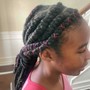 Kid's Knotless Braids ages 3-9 depending on thickness & texture of hair