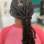 Kid's Knotless Braids ages 3-9 depending on thickness & texture of hair