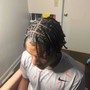 Men Cornrows with design