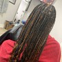 knotless braids medium