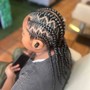 8-10 Feed In Braids