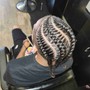 Stitch braids (natural hair only)