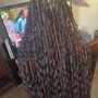 Smedium boho knotless box Braids