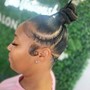 Scalp twist updo