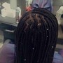 Comb Twist, two strands twists