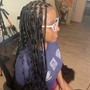 Large Knotless Braids