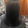 Extra long hair up charge (mid back-waist)