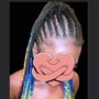 Knottless Individual Braids