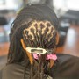 Kid's Braid Design on Natural Hair