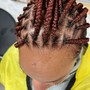 2 cornrows