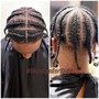 Small Natural Kinky Twist (w/Shaved Sides)