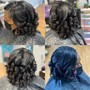 Shampoo and Style  ( Relaxed Hair )