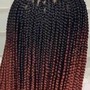 Updo Braids with crochet