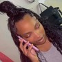 All Over Color + Lace Closure Sew In