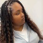 Small knotless Box Braids