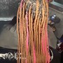 Large Knotless Boho Braids