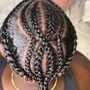 Wash and braid down