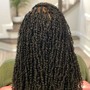 Goddess Locs with Synthetic Hair