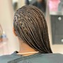 Goddess Knotless Braids with Synthetic Hair