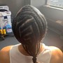 Faux locks crochet install