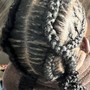 Stitch pony tail Braids