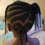 Kinky Twist Updo