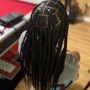 Large Knotless Braids