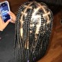 Large Knotless Braids