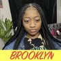 Smedium Boho  Knotless braids