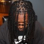 Men's braids Half head only