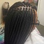 EXTRA SMALL BOX BRAIDS  (Waist Length)