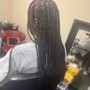 EXTRA SMALL Box Braids (Butt Length)