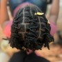 Starter locs (shoulder to mid back length)