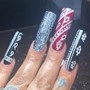 3-D Nail Art 2 nails