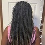 Small Knotless Braids- waist length