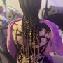 Small Box Braids (mid back)