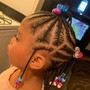 Kid's Braids (with weave)