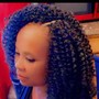 Small Box Braids (mid back)