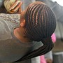 Jumbo box braids (mid back)