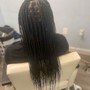 Knotless Braids/hair included (med)