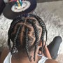 Kid’s knotless braid